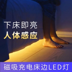 智能人体感应灯 20LED小夜灯光控起夜灯节能衣柜卧室床底床边灯